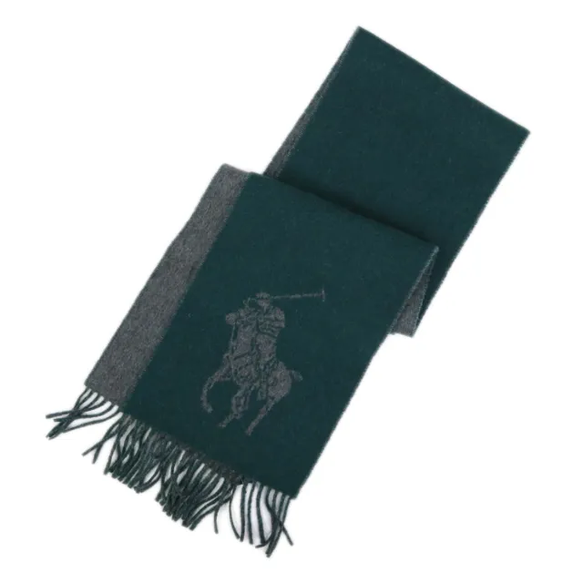 Polo Ralph Lauren Big Pony Wool Scarf - Regent Green -