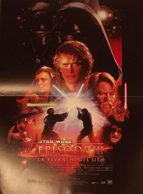 Affiche Jeux Vidéo Star Wars Episode III : La Revanche Des Sith, 60x80 Cm, Occasion