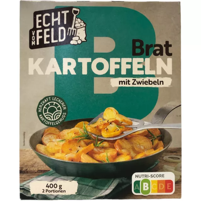 Echt vom Feld Bratkartoffeln mit Zwiebeln 400g Packung