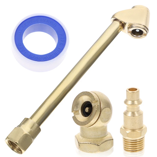 Air Compressor Accessories Air Clamp Kit Compressor Tire Inflator 4 Piece Set