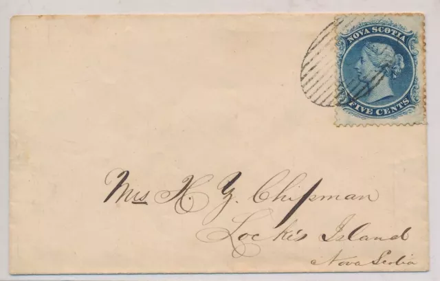 BV22246 Canada Nova Scotia old letter cover with nice cancels used