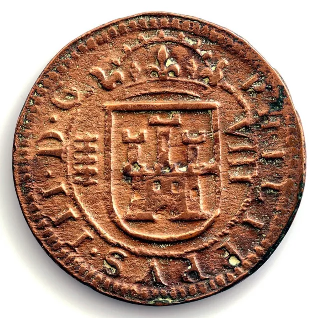 Spain-Felipe III. 8 Maravedís 1603 Segovia. EBC-/XF-. Cobre 6,7 g.