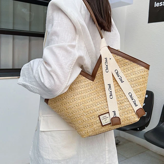 WADORN Kit Per Borse All'Uncinetto In Pelle PU - Fai-da-Te Con Manici E Bottoni - Foto 9