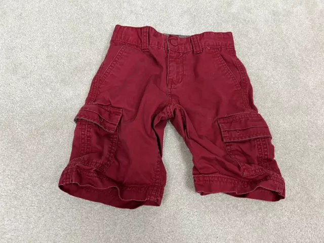 Levi’s  Shorts Boys 5 Red Cargo Chino Khaki Cotton Pockets Youth Kids