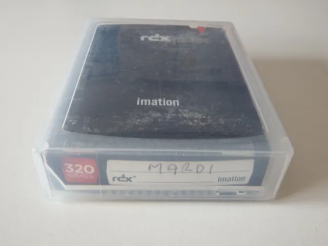 Imation 320GB RDX Removable Storage Disk Data Cartridge