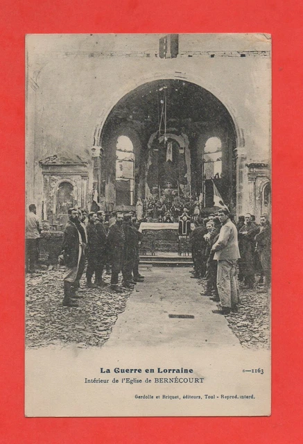War in Lorraine - interior of the church of BERNECOURT (4886)