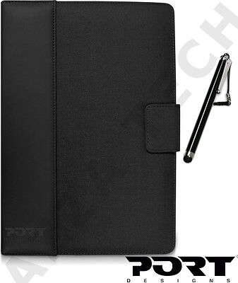 Port Designs 7" Universale Tablet Supporto Nero Magnetico Cover Supporto Folio
