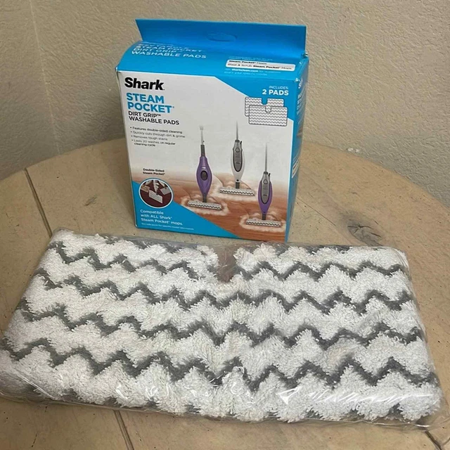 NWT 2 Shark Steam Pocket Mop Pads - Washable * Reusable