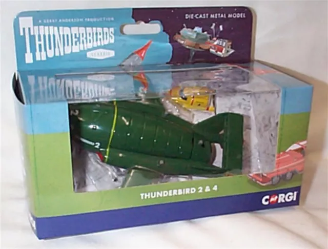 CORGI CC00803 Thunderbird 2 & 4 Diecast Model classic Thunderbirds New in Box