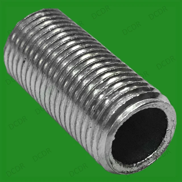 6x M10 15mm x 10mm à Filetage Creux Filète Canne Tube Électrique Lampe Douille