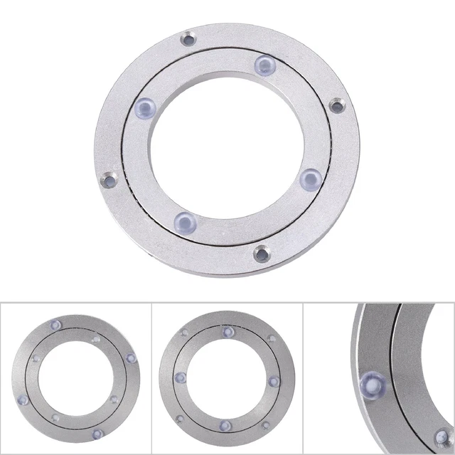 Heavy Duty Aluminium Alloy Rotating Bearing Plate Turntable Round Dining Ta H YA