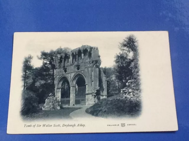 Tomb Of Sir Walter Scott, Dryburgh Abbey Vintage Postcard- Fpost Uk