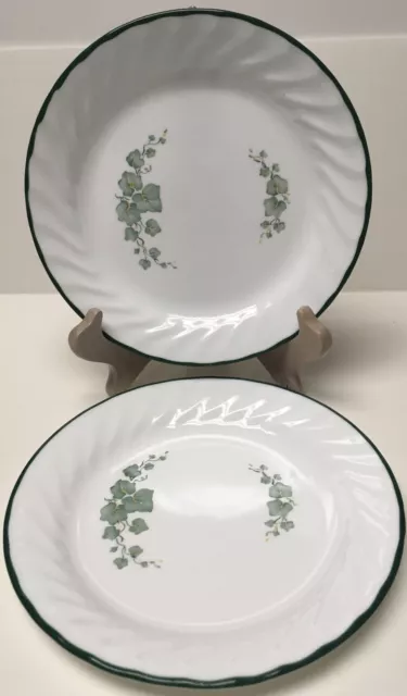 Corelle CALLAWAY  IVY - 7 1/4"  Bread Dessert Plates Set of 2