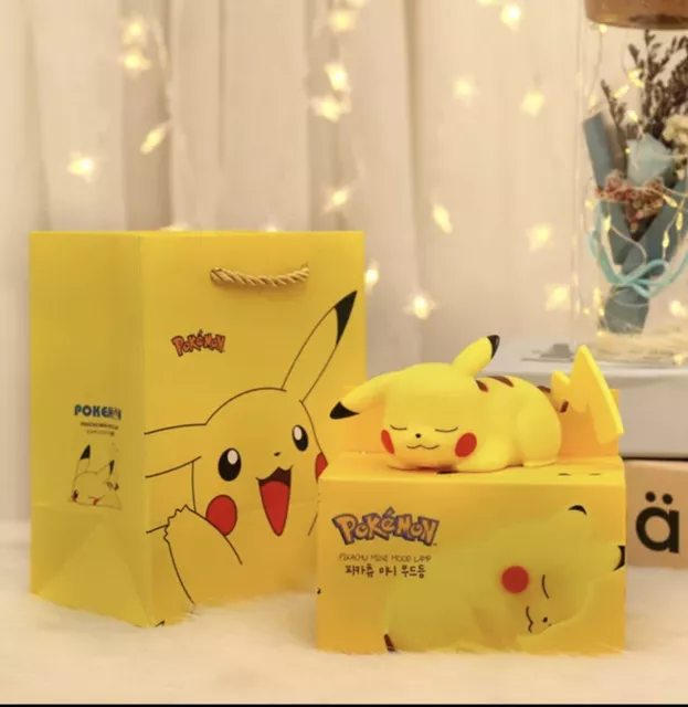 Pokemon Pikachu Night Light Bedroom Light Toy + FREE BOX Ship 5-10 Days