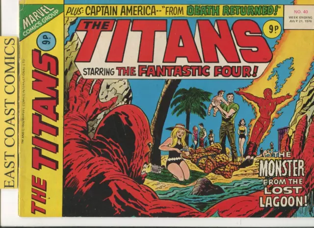 The Titans #40 (Vfn-) - Marvel Uk 1976