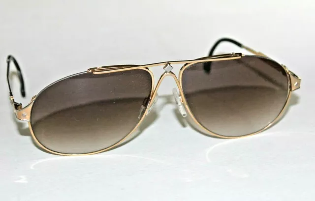 Occhiali da sole vintage MCM 1 pilota bicolore - anni '80 - lenti sfumate come nuovi
