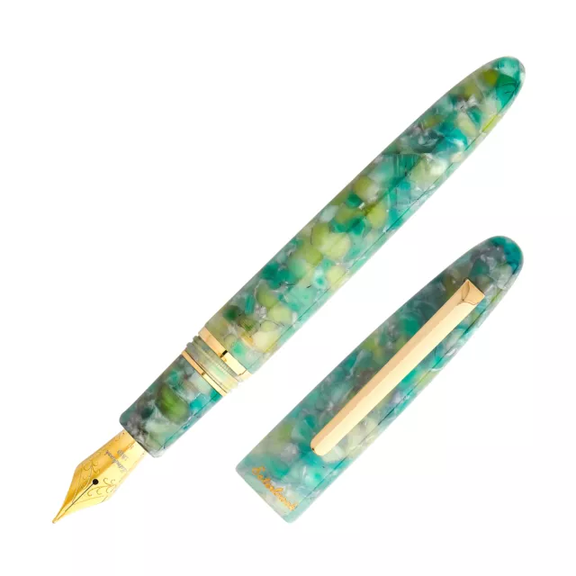 Esterbrook Estie Fountain Pen in Sea Glass Gold Trim - Extra Fine Point - NEW