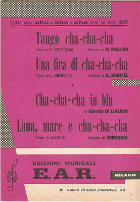 Spartito Musica Qua Qua te quiero Dolce Notte C.A.Rossi Milano editore 