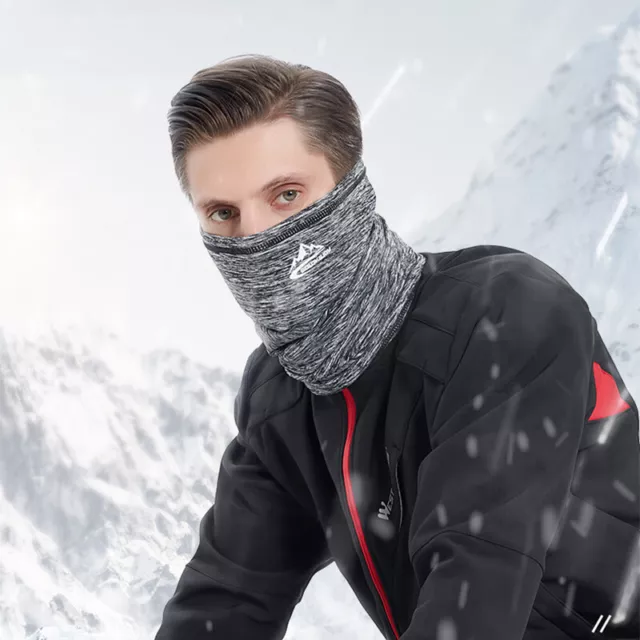 Máscara de Media Cara con Calentador de Cuello para Bicicleta Motocicleta Esquí 2