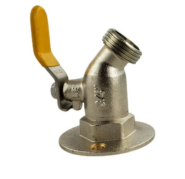 MIDLINE VALVE S3538 Sillcock Hose Bibb with Oversized Flange 3/4 in