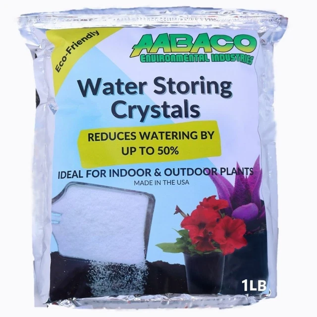 WATER ABSORBING POLYMER Crystals Soil Moisture 9.50 PicClick