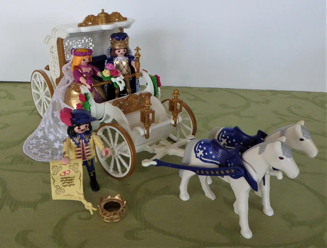 Playmobil 4258 – Mariés Avec Carrosse Princesse – Neuf Sous Blister