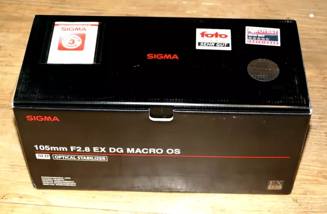 Sigma AF EX DG Macro OS 2,8/105mm in Canon EF  vom Fachhändler