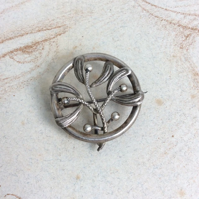 ANCIENNE ART NOUVEAU BROCHE plaquée or EUR 45,00 - FR