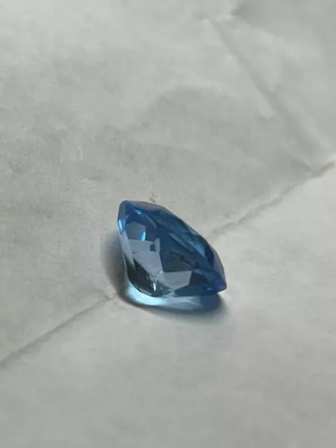 London Blue Topaz Loose 8ct Gemstone Large Opal Shaped