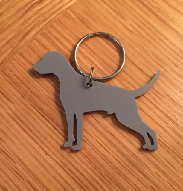 Weimaraner Dog Keyring Keychain Bag Charm Gift