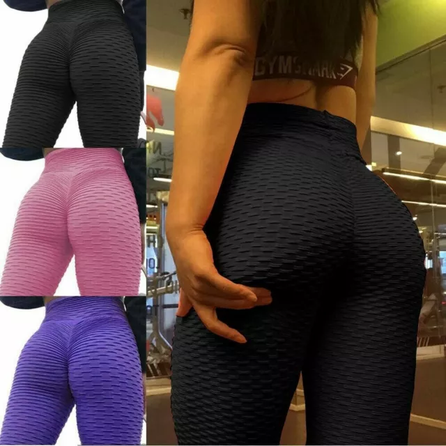 Sexy Tik Tok Leggings Push Up Yoga Pants Womens High Waist Gym Workout Trousers