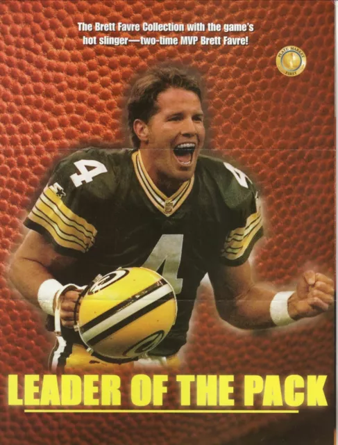 Brett Favre--Green Bay Packers--Bradford Exchange--1997 Brochure Advertisement