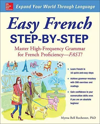 Easy French Step-by-Step: Master High-Freque by Rochester, Myrna Bell 0071453873