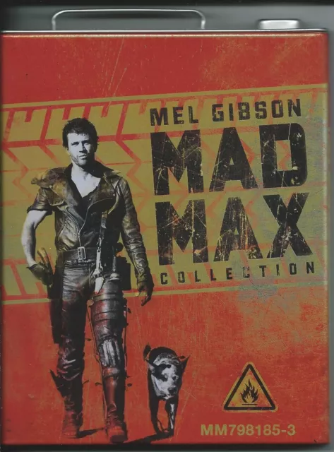 BLU-RAY coffret métal Mel Gibson MAD MAX collection