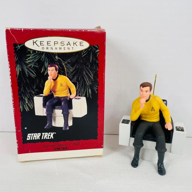 HALLMARK STAR TREK Captain James T. Kirk Keepsake Ornament 1995 9.99