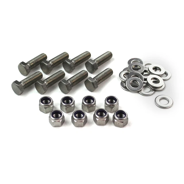 Mustang Export Bracing Mounting Kit Stainless 1964 1965 1966 - AMK