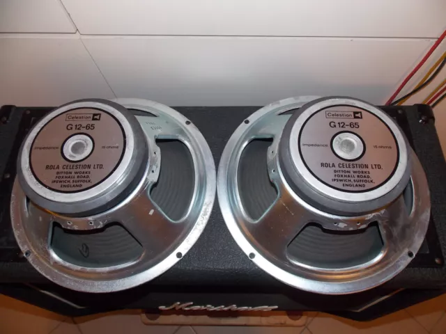 1 Paar Celestion G12-65 T3054 aus 85 in 15 Ohm aus 84 vintage