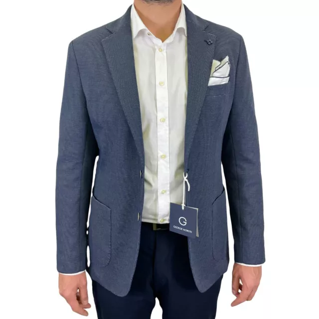 Giacca Uomo Elegante Casual Blazer Estate Slim Fit Made in Italy Sartoriale