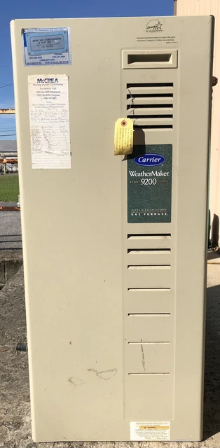 Carrier 58MXA060-12 Gas Furnace 115v 1Ph 60Hz 60,000 BTU’s Natural Gas