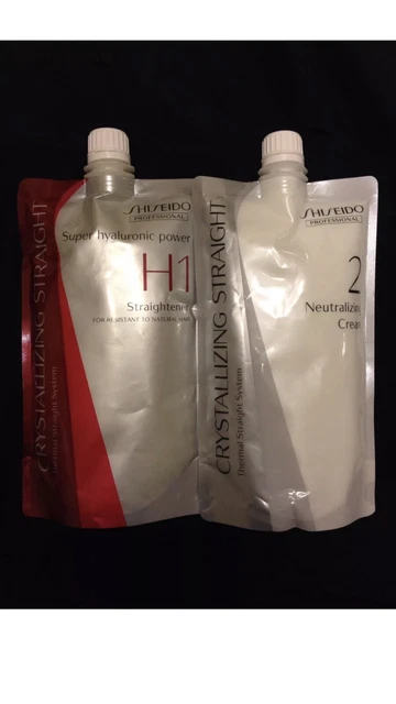 Shiseido crystallizing straight discount cream h1 and h2
