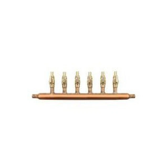 672XV0699, 1/2" PEX Manifold W/Valves, 3/4" PEX In