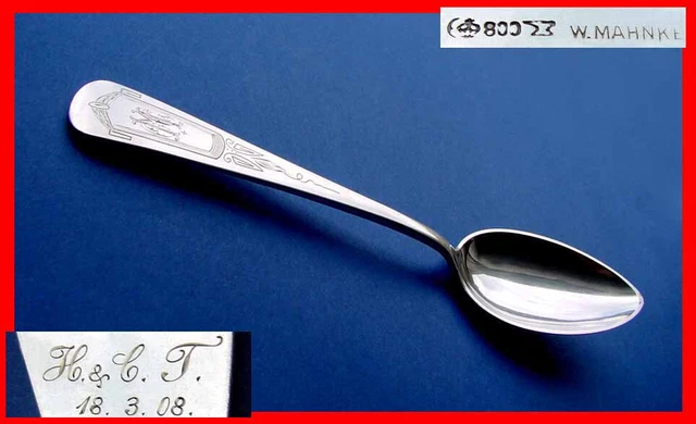 1. From 2. Large Empire Spoon, A.C.Franke, W.Mahnke, Um 1908 B826