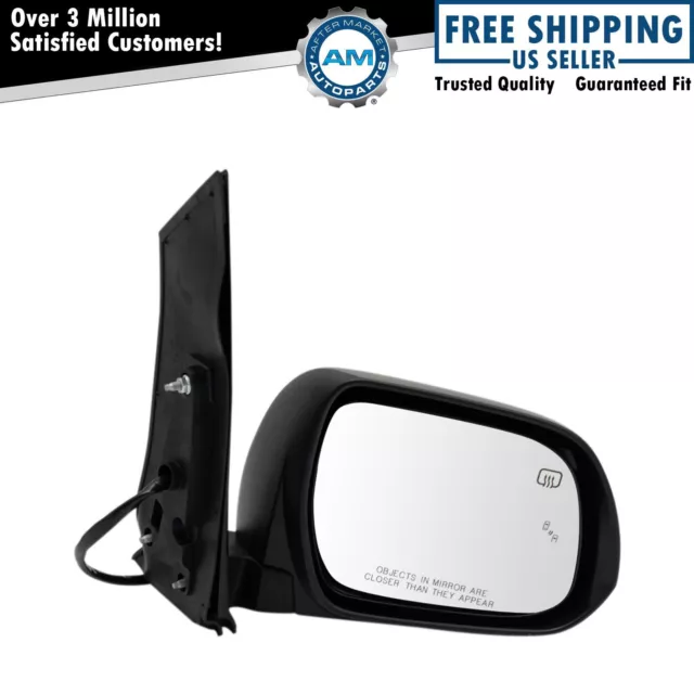 Mirror Power Heated Black Blind Spot Passenger Side RH for Toyota Sienna