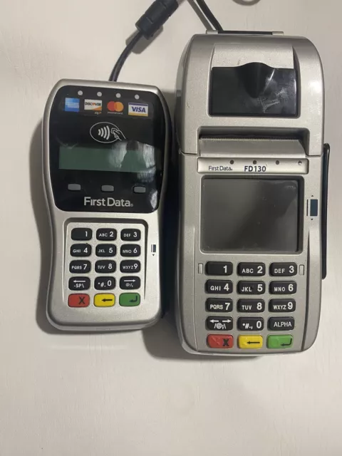 First Data FD130 Credit Card Terminal & First Data FD-35 Pin-Pad; They Work!