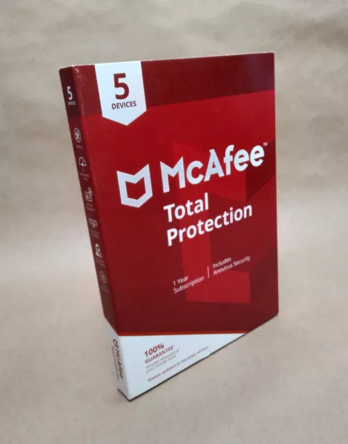 McAfee MCA950800F013 Total Protection 5 Device Antivirus Software