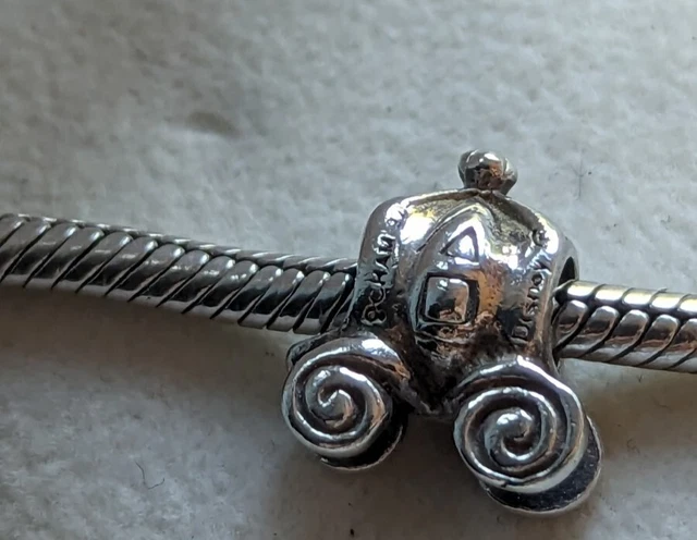 Chamilia Disney Cinderella Pumpkin Coach Carriage Charm Sterling Silver DIS-19