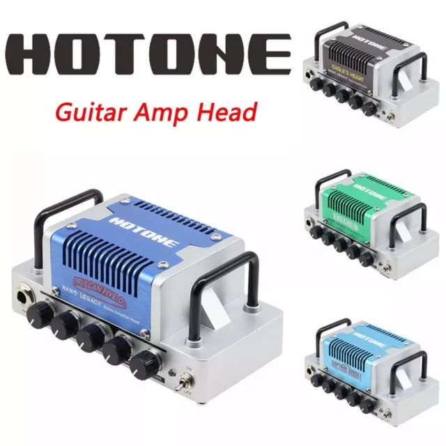 Hotone Guitar Amp Head 5 Watts AB Amplifier with CAB SIM Phones/Line Output Amp