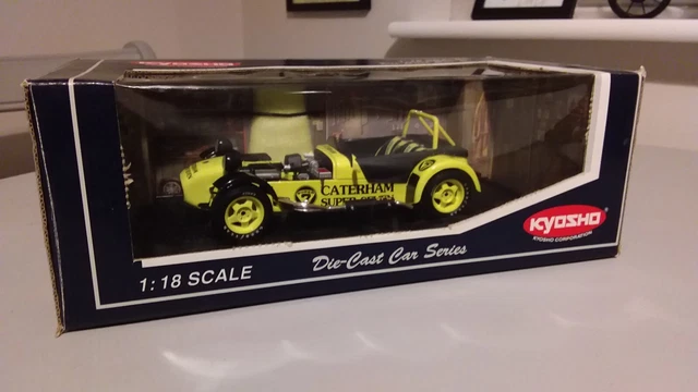 Kyosho SB 1/43 – Lotus Caterham Super Seven – Grise Et Verte (sans Boîte)