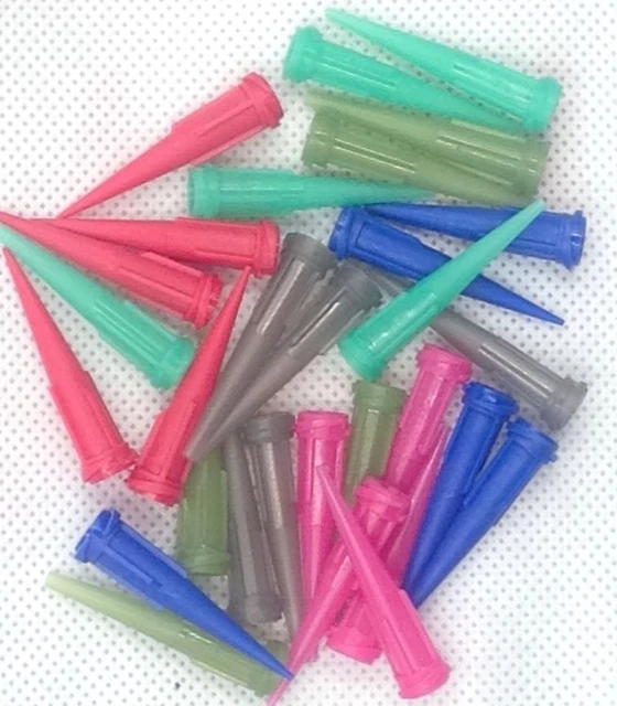 30 X SOLDER Paste Adhesive Glue Liquid Dispensing Needle Plastic