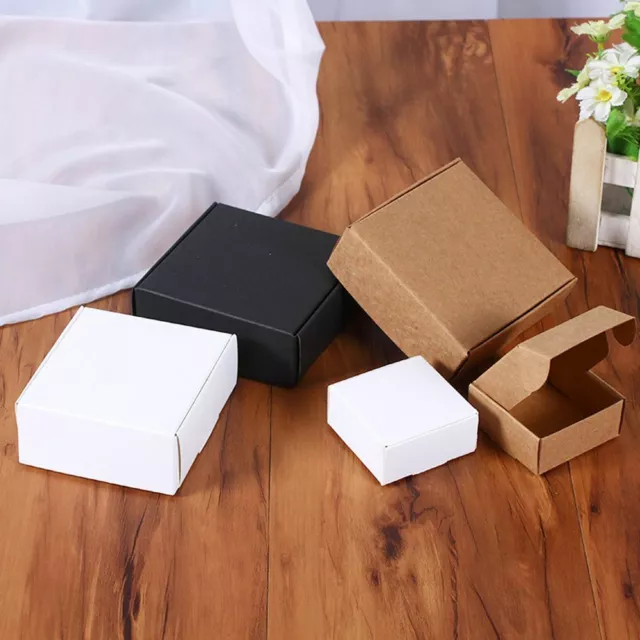 Packaging Jewelry Party Supplies Gift Boxes Handmade Soap Box Kraft Paper Box